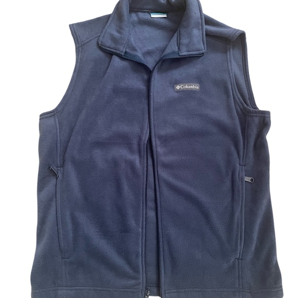 Columbia Men’s Vest Blue Sleeveless Size Medium - Picture 1 of 4
